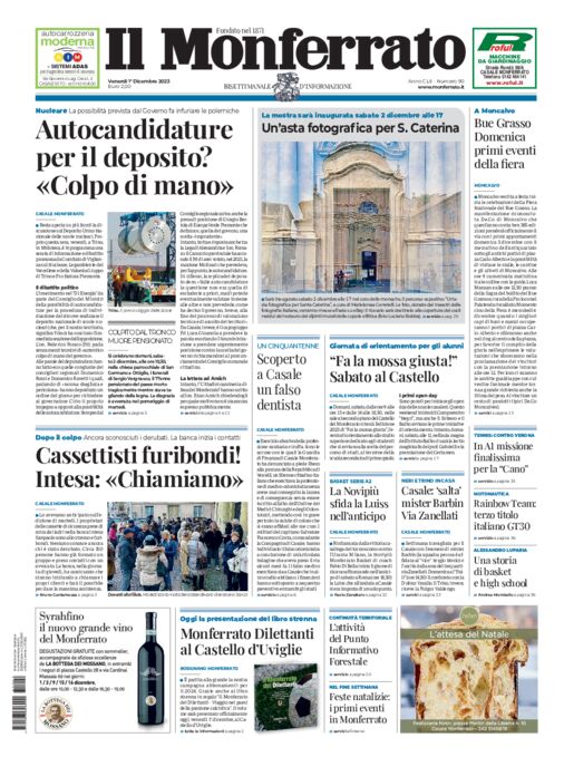 Il Monferrato - Edizione 90 del 01/12/2023